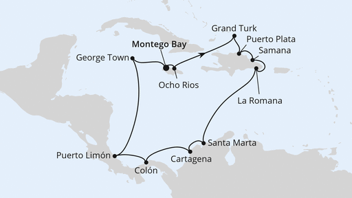 Mittelamerika & Dominikanische Republik ab Jamaika
