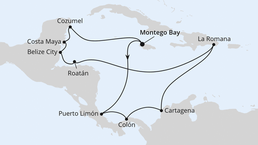 Mittelamerika & Mexiko ab Jamaika