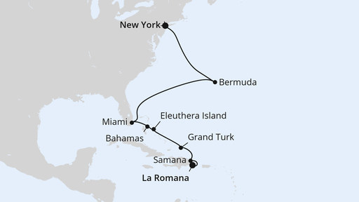 Florida, Bahamas & Karibik ab New York