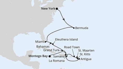 Florida, Bahamas & Karibik ab New York 2