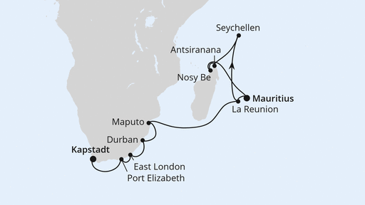 Südafrika, Seychellen, Mauritius & Madagaskar 1