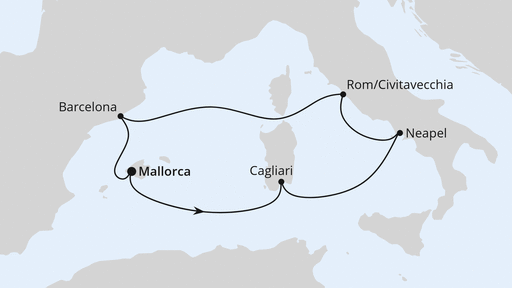 Mediterrane Schätze mit Sardinien ab Mallorca