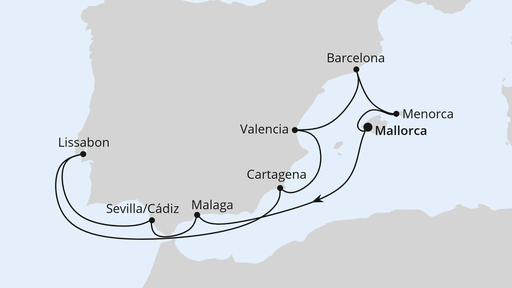 Spanien, Portugal & Balearen