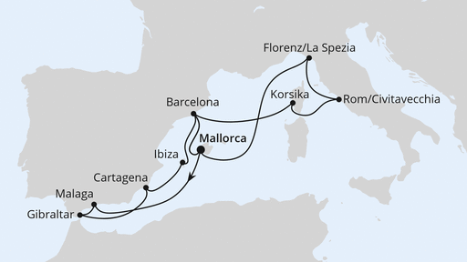 Große Mittelmeer-Reise ab Mallorca 2