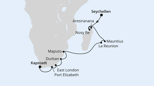 Seychellen, Mauritius & Südafrika 2