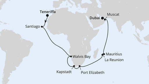 Weltenbummler Kapverden, Südafrika & Mauritius 2