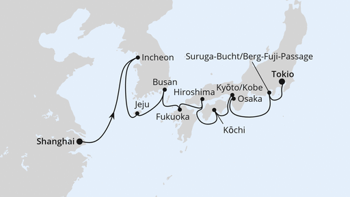 China, Südkorea & Japan 1