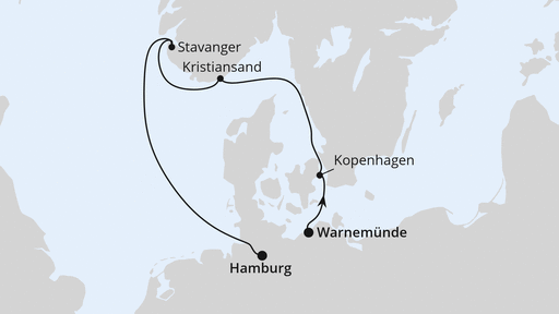 Kurzreise nach Norwegen & Dänemark ab Warnemünde