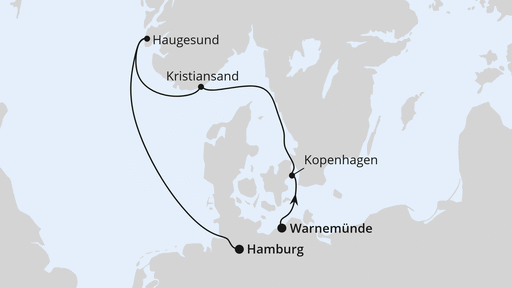 Kurzreise nach Norwegen & Dänemark ab Warnemünde