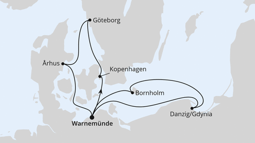 Dänemark mit Danzig & Göteborg