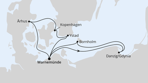 Schweden, Polen & Dänemark ab Warnemünde 2