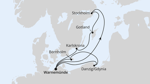 Schweden mit Danzig & Bornholm ab Warnemünde