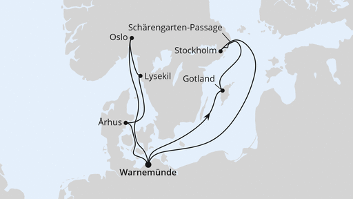 Skandinavien zu Ostern ab Warnemünde