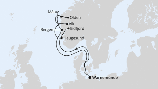 Norwegens Fjorde ab Warnemünde 2