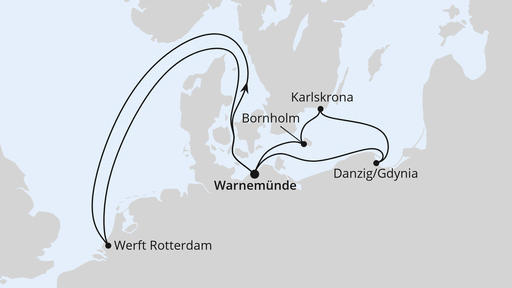 AIDA Fan Cruise - Ostsee, WM & Werfterlebnis