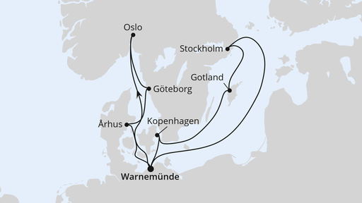 Städte der Ostsee ab Warnemünde 2
