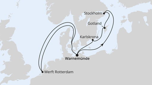 AIDA Fan Cruise - Schweden, WM & Werfterlebnis