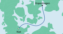 Route: Schnupperkreuzfahrt ab Kiel mit AIDAaura