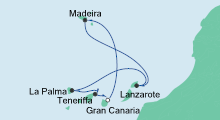 Route: Kanaren & Madeira 1 mit AIDAsol