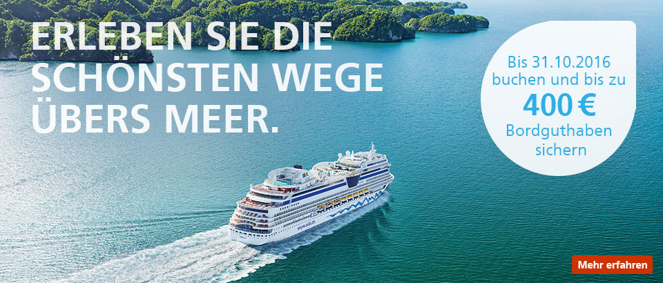 Kreuzfahrten, Schiffsreisen Und Seereisen Erleben Mit AIDA